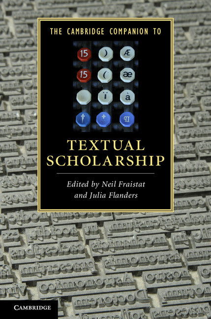SALE The Cambridge Companion to Textual Scholarship