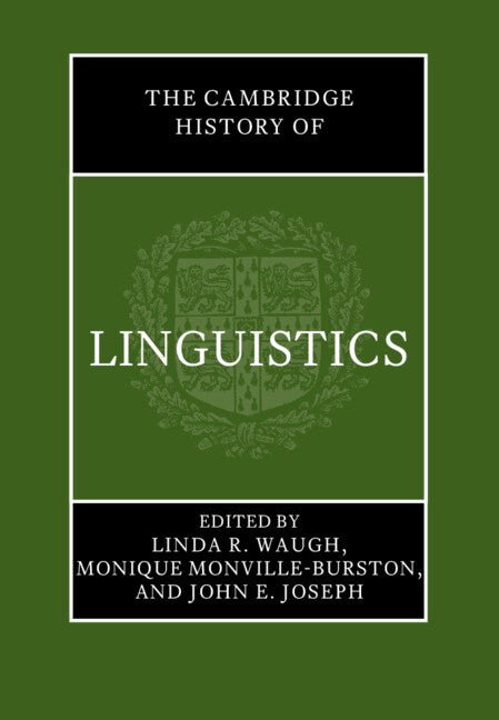SALE The Cambridge History of Linguistics