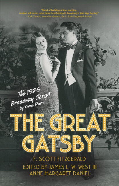 SALE The Great Gatsby: The 1926 Broadway Script