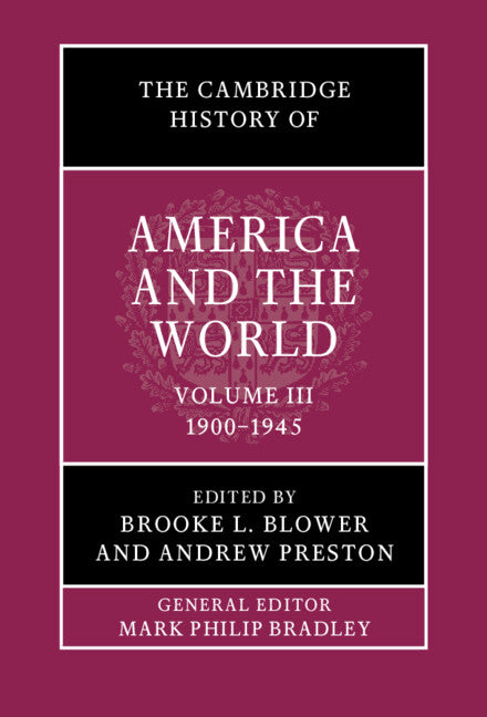 SALE The Cambridge History of America and the World Volume 3: 1900–1945
