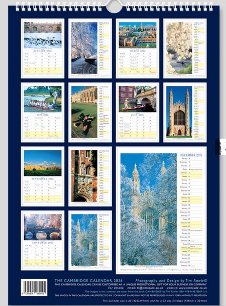 Cambridge 2026: The Small Cambridge Calendar