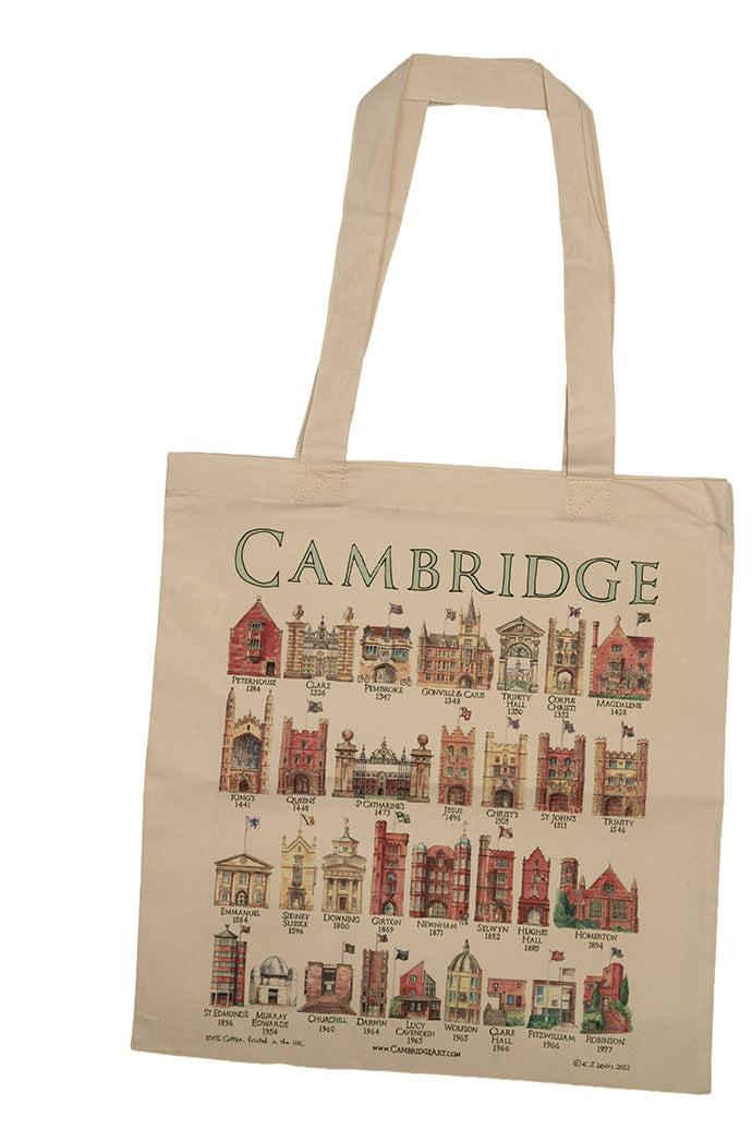 Cambridge Colleges Tote Bag