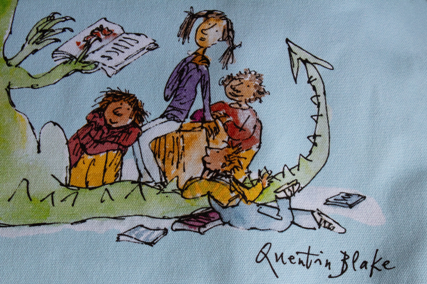Time Spent Reading Quentin Blake Tote Bag