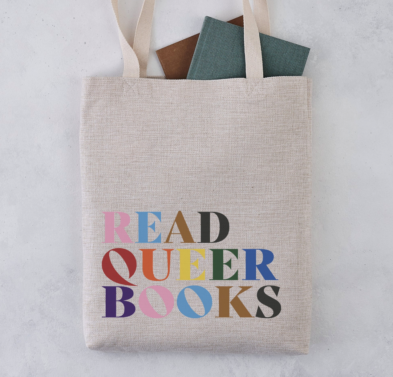 "Read Queer Books" Tote Bag