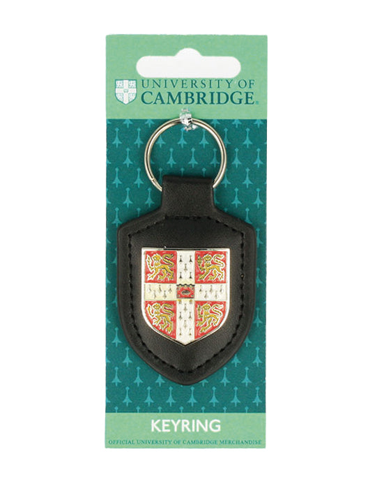 Cambridge University Leather Fob Keyring