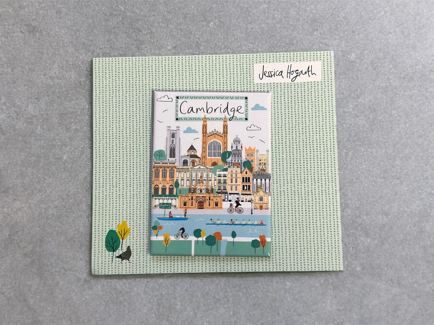 Cambridge Skyline Magnet (Jessica Hogarth)