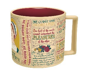 CafePress Jane Austen Books Mug - 11 Oz Ceramic Coffee Mug, Dishwasher & Microwave Safe - View #9