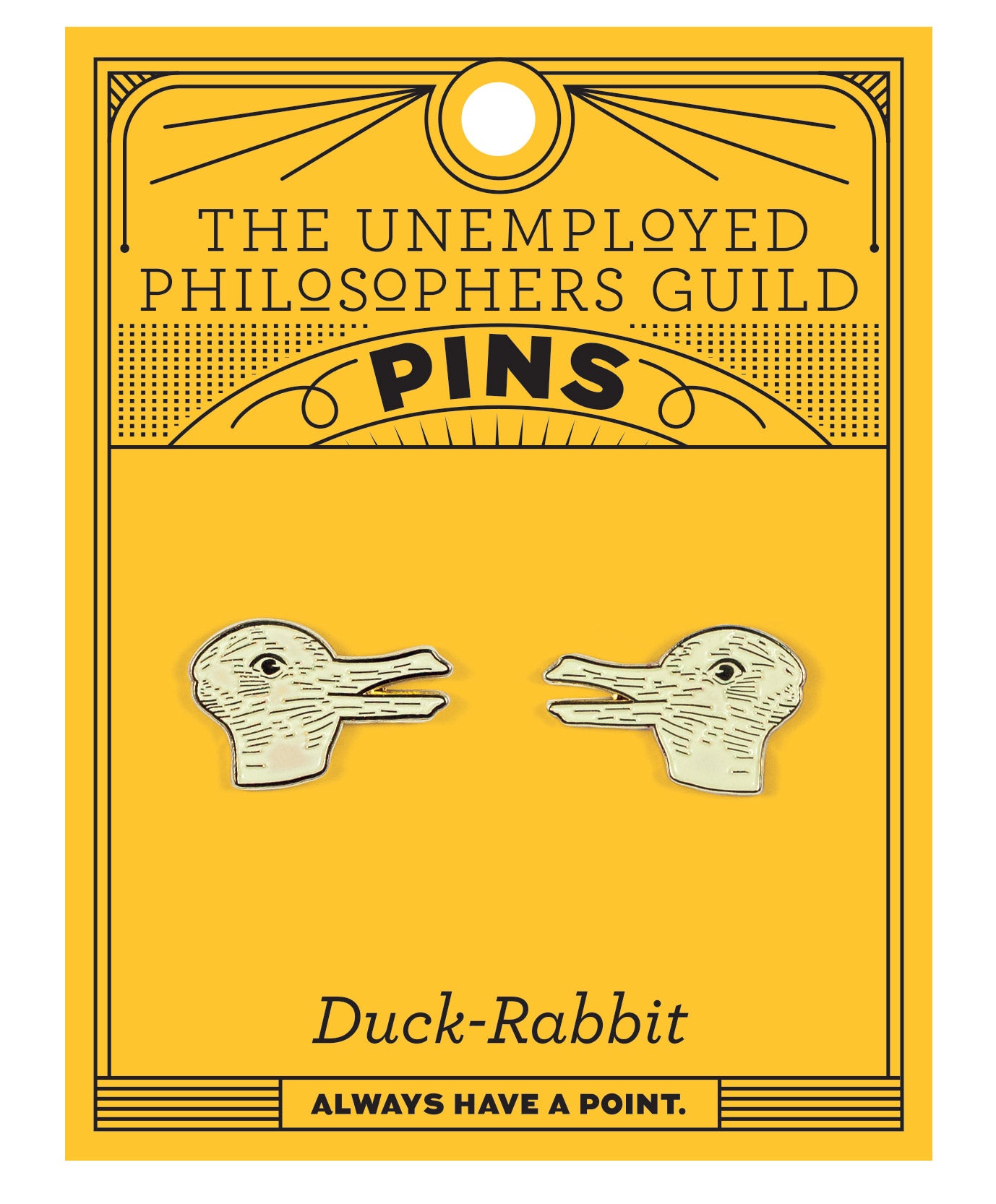 Duck-Rabbit Enamel Pin