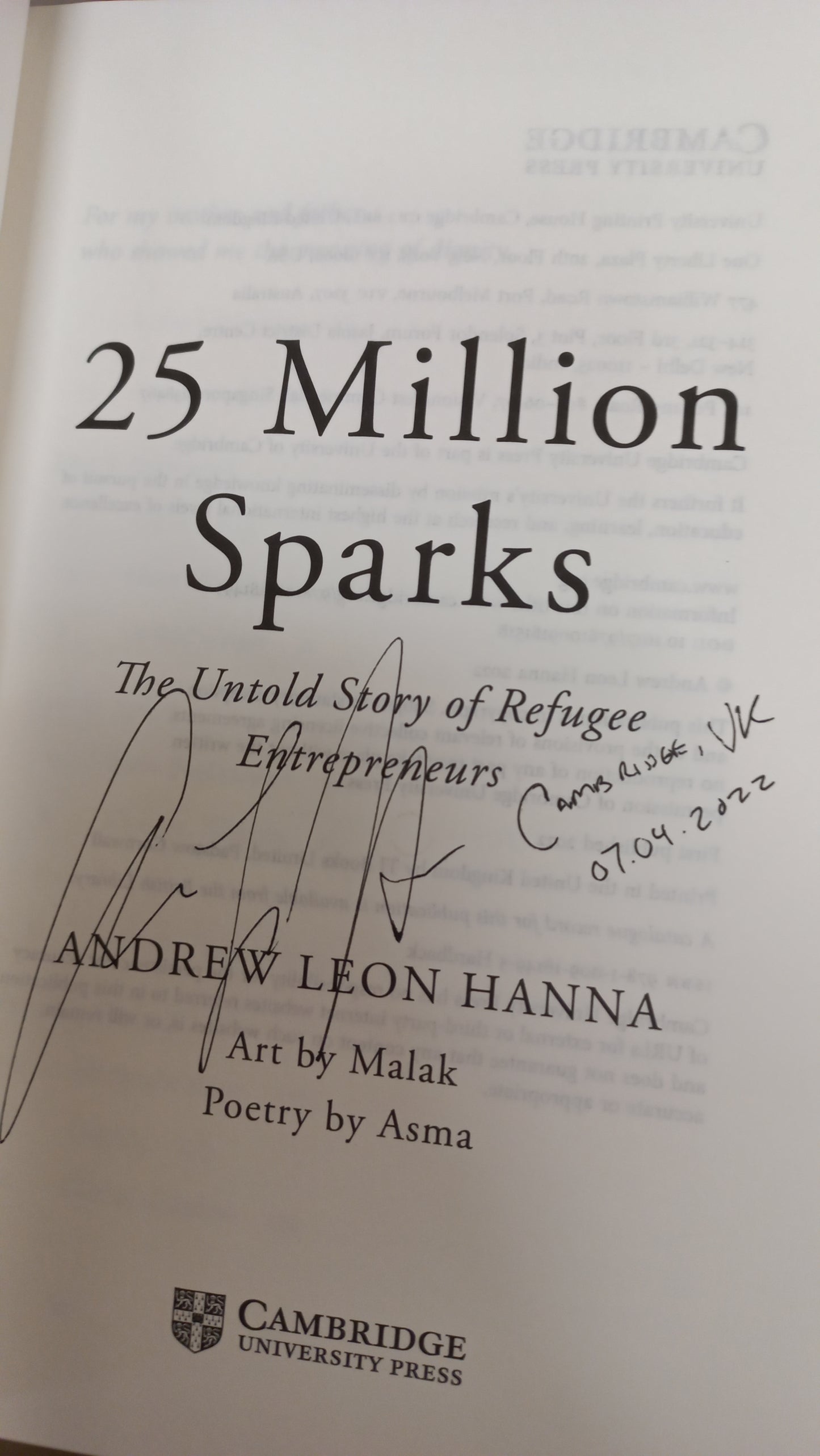 25 Million Sparks: The Untold Story of Refugee Entrepreneurs