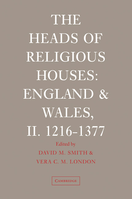 The Heads of Religious Houses, II