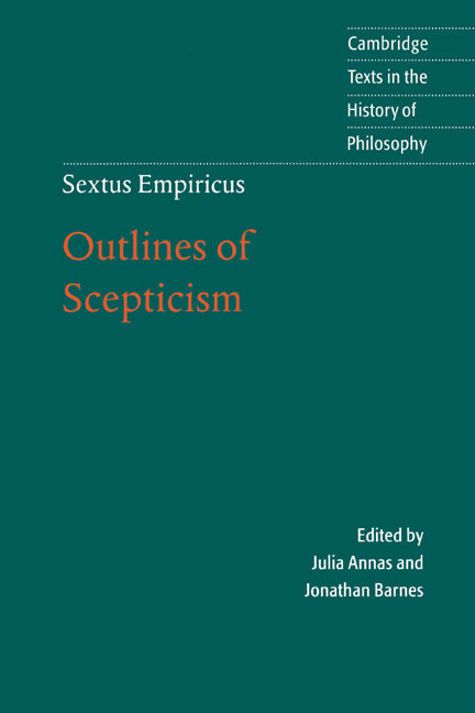 Sextus Empiricus: Outlines of Scepticism