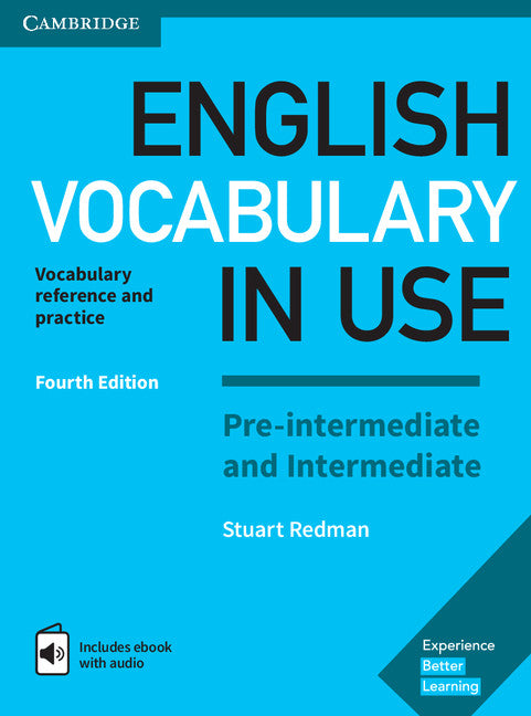 English Vocabulary In Use Pre-Intermediate And Intermediate Book.