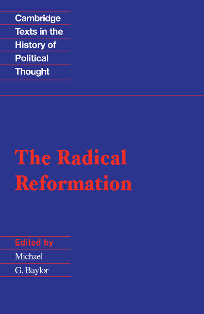 SALE The Radical Reformation