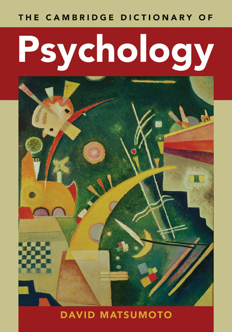 SALE The Cambridge Dictionary of Psychology