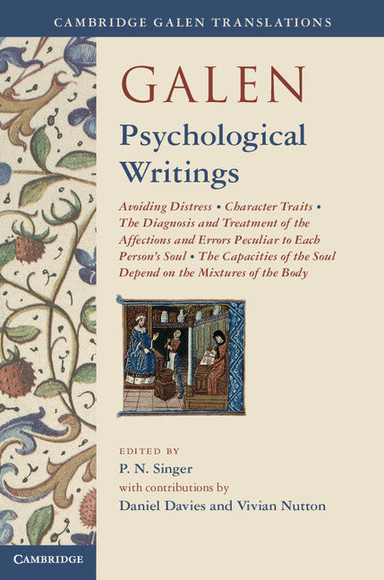 SALE Galen: Psychological Writings