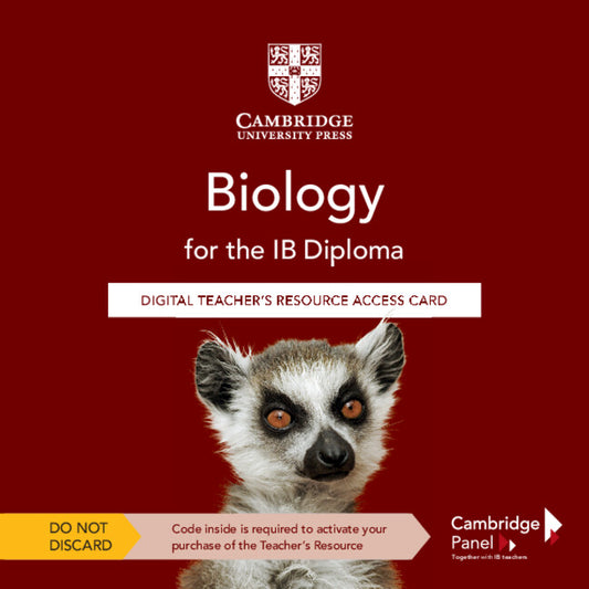 Biology for the IB Diploma Digital Teacher's Resource Access Card