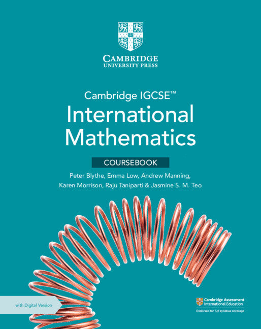 Cambridge IGCSE™ International Mathematics Coursebook with Cambridge Online Mathematics (2 Years' Access)