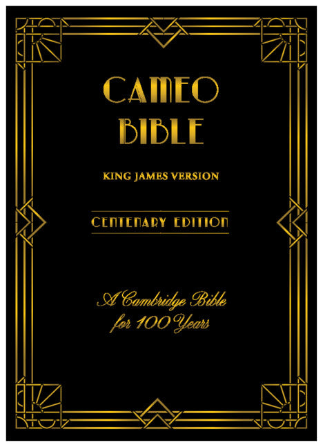 KJV Cameo Centenary Edition, Vintage Golden Brown Calfskin Leather, Full Yapp, KJ457:XRLY