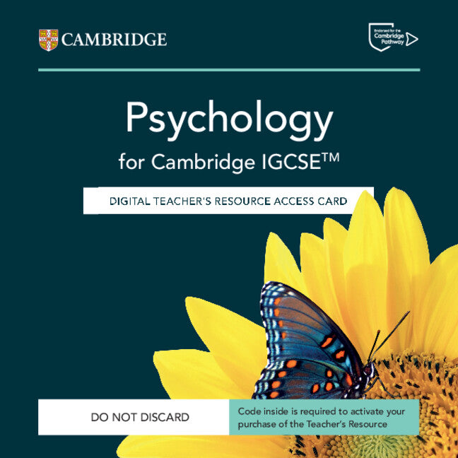 Cambridge IGCSE™ Psychology Digital Teacher's Resource Access Card