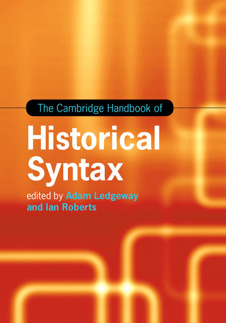 SALE The Cambridge Handbook of Historical Syntax
