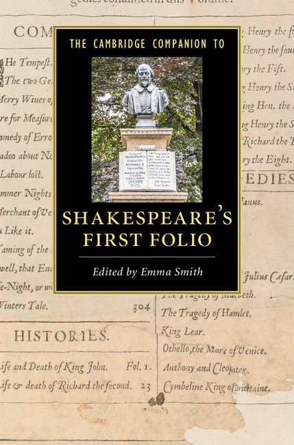 SALE The Cambridge Companion to Shakespeare's First Folio