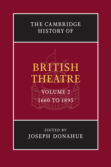 SALE The Cambridge History of British Theatre Volume 2