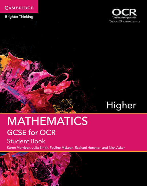 GCSE Mathematics for OCR Higher Student Book with Online Subscription (3 Years)