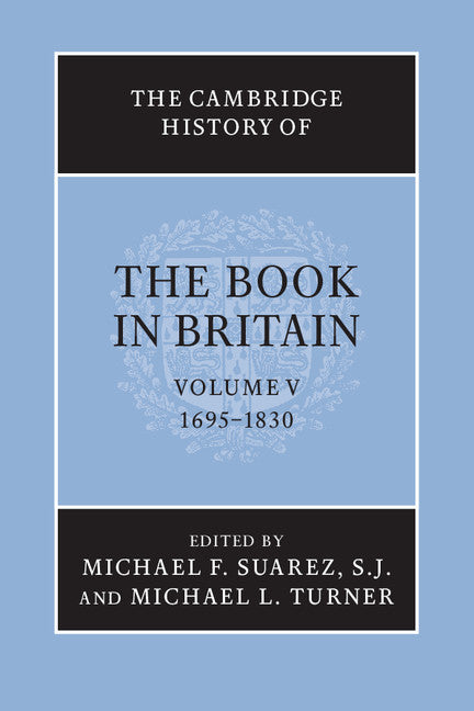 SALE The Cambridge History of the Book in Britain Volume 5
