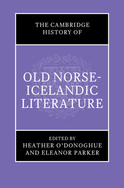 SALE The Cambridge History of Old Norse-Icelandic Literature