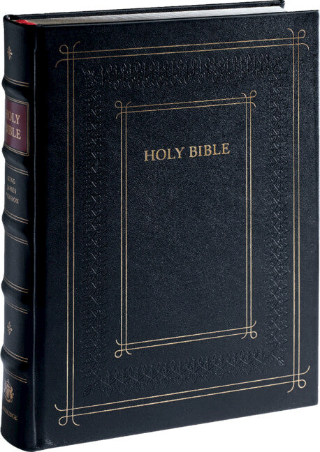 SALE Cambridge KJV Family Chronicle Bible, Black Calfskin Leather over Boards