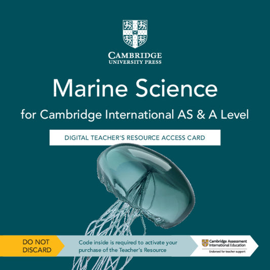 Marine Science for Cambridge International AS and A Level Digital Teacher's Resource Card