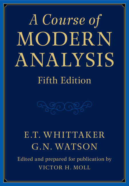 A Course of Modern Analysis