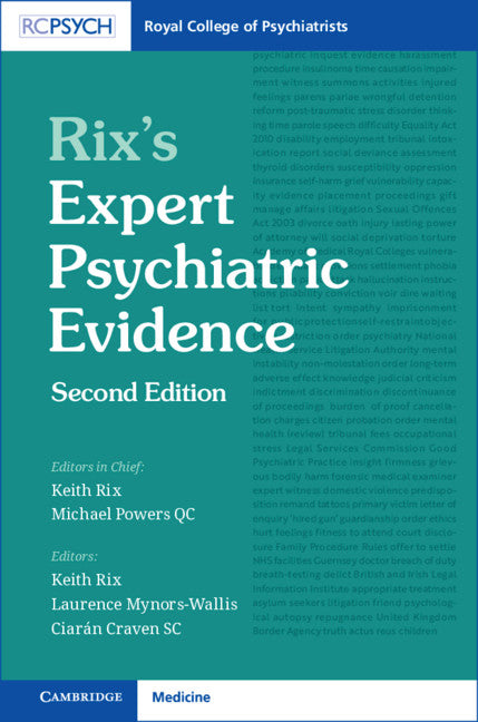Rix's Expert Psychiatric Evidence (2nd ed.)