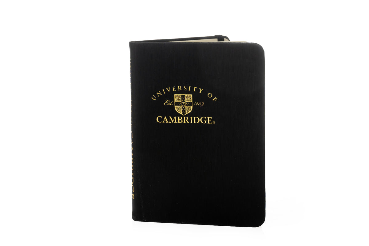 Embossed A5 Cambridge University Notebook