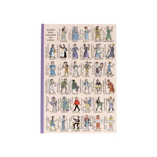 Women Who Changed the World A5 Notebook