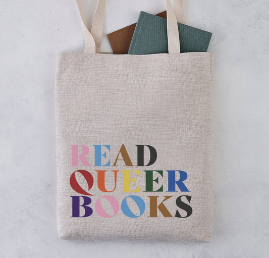 "Read Queer Books" Tote Bag