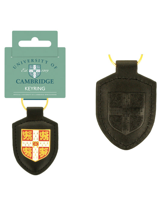 Cambridge University Gold Shield Fob Keyring