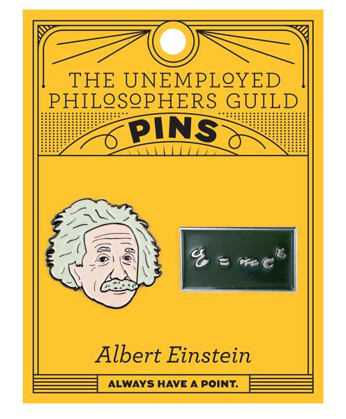 Albert Einstein Enamel Pin