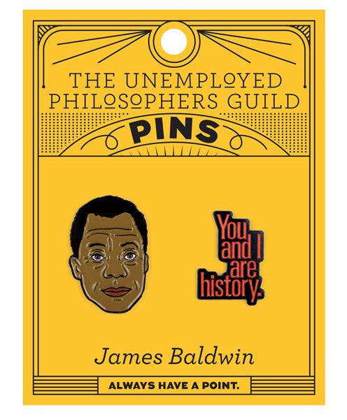 James Baldwin Enamel Pin