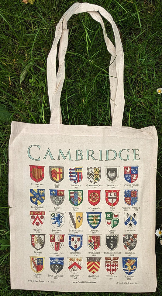 Cambridge Colleges Shield Tote Bag