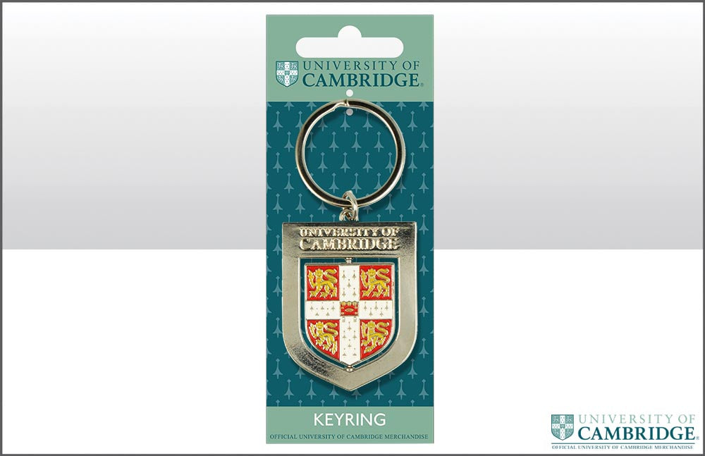 Cambridge University Spinning Shield Keyring