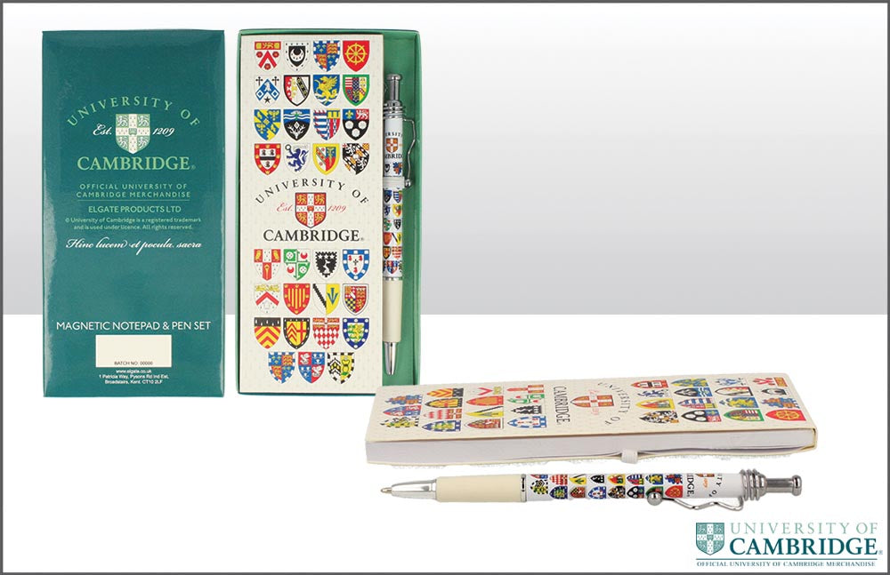 College Shield Pad and Pen Set