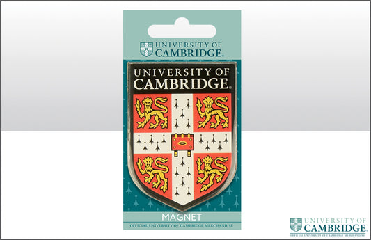 Cambridge University Shield Metal Epoxy Magnet