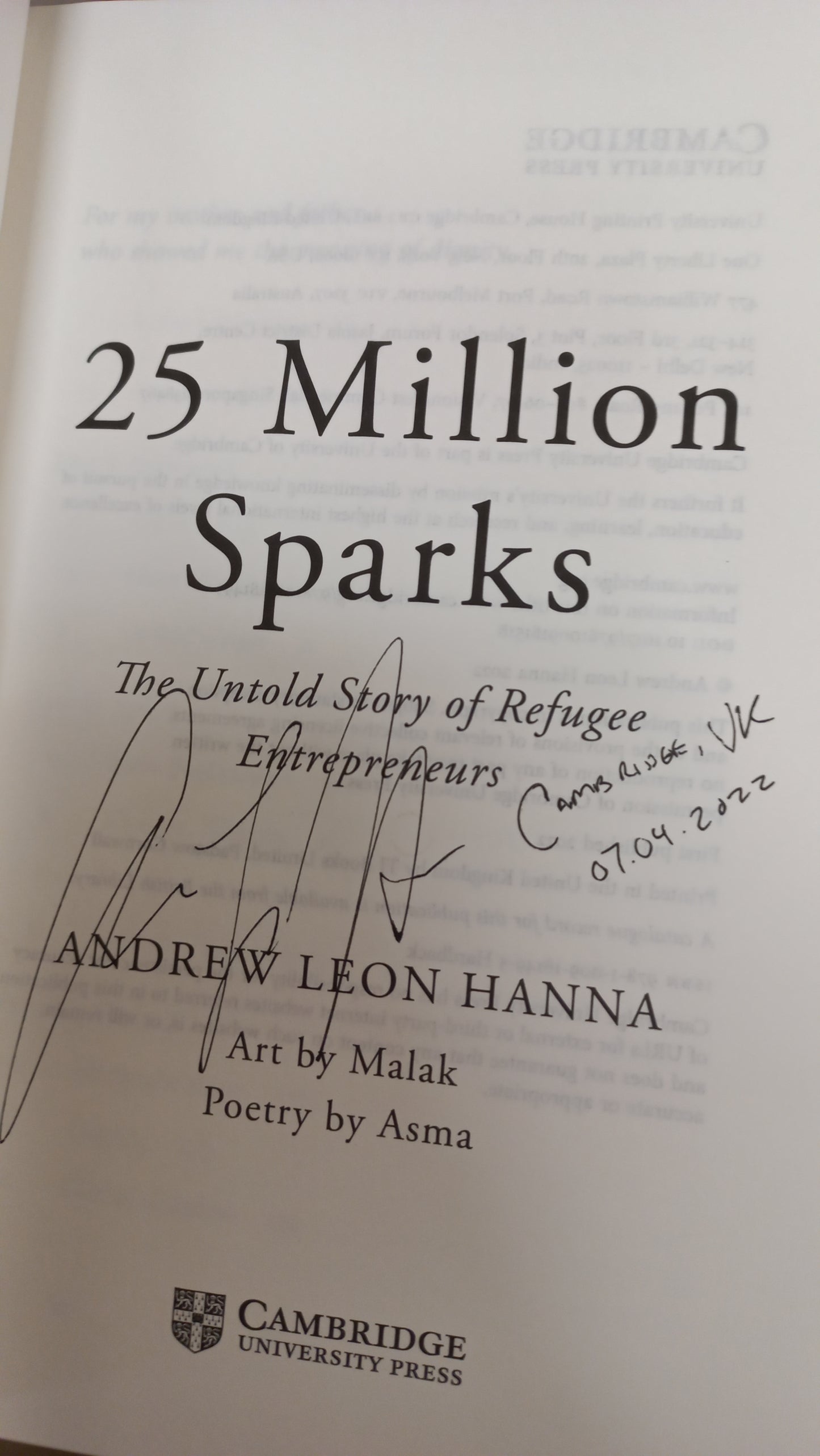 25 Million Sparks: The Untold Story of Refugee Entrepreneurs