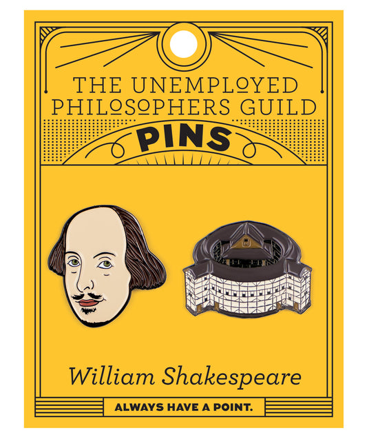 William Shakespeare Enamel Pin