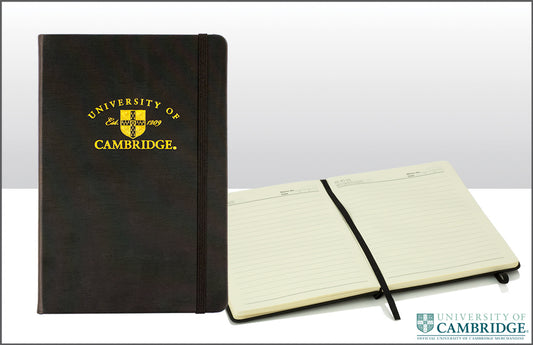 Embossed A5 Cambridge University Notebook