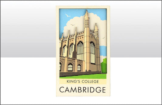 King's College Wood Magnet