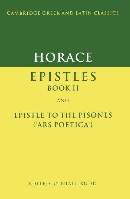 Horace: Epistles Book II and Ars Poetica