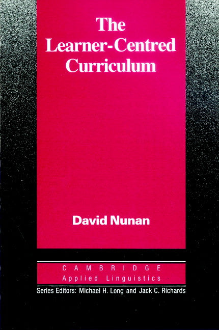 The Learner-Centred Curriculum