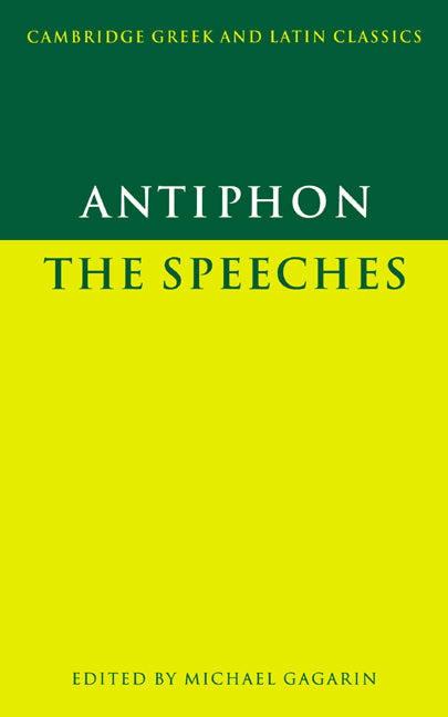 Antiphon: The Speeches